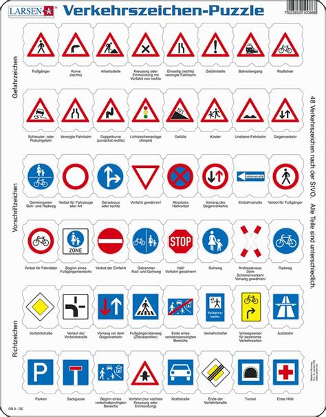 verkehrsschilder bedeutung.